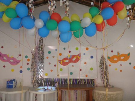 Decoração para o carnaval em Morro de São Paulo