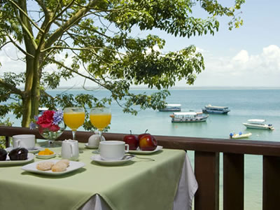 Hotel Portaló em Morro de São Paulo O café da manhã no Hotel Portaló