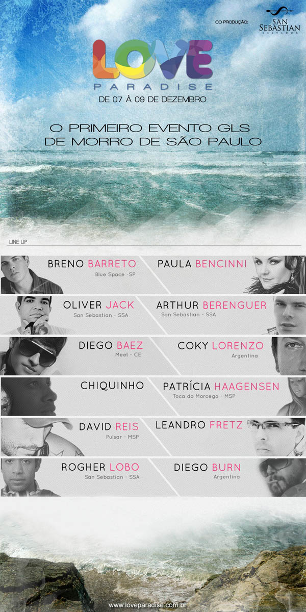 flyer-love-paradise-morro-de-sao-paulo line up Love Paradise