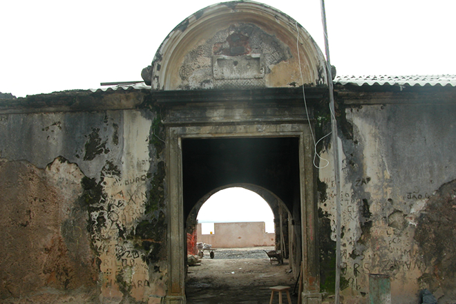 Forte de Morro de São Paulo A fortaleza em processo de restauração