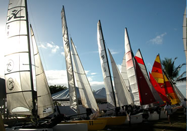 Da esquerda para direita os barcos vencedores Da esquerda para direita os barcos vencedores