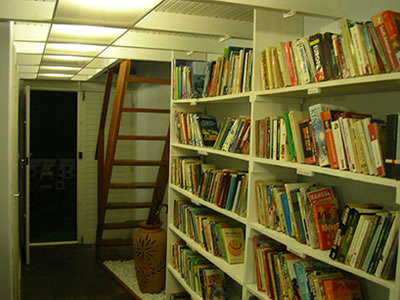 Biblioteca da Rota Tropical em Morro de São Paulo Biblioteca da Rota Tropical