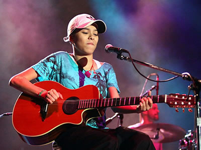 Outra atração do festival:a cantora Maria Gadú Outra atração: cantora Maria Gadú