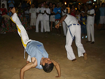 Grupo Quilombolas Apresentação de capoeira na vila