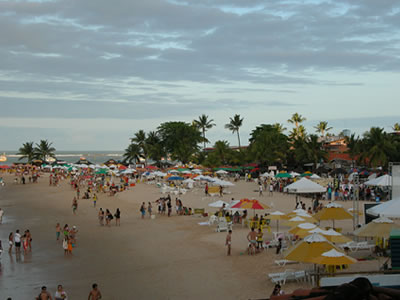 Segunda Praia de Morro de São Paulo - Segunda Praia- o cenário do festival