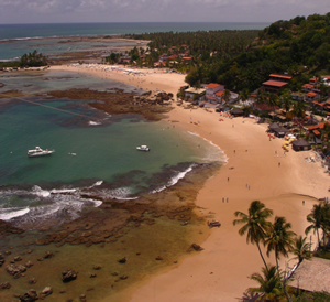 Morro de São Paulo - vista aérea