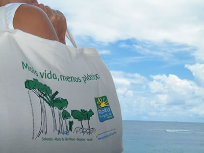 Sacola eco-bag da Rota Tropical Turismo Eco-bag da Rota Tropical