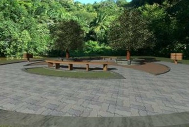 Praça da Lagoa em Morro de São Paulo O projeto da Praça da Lagoa