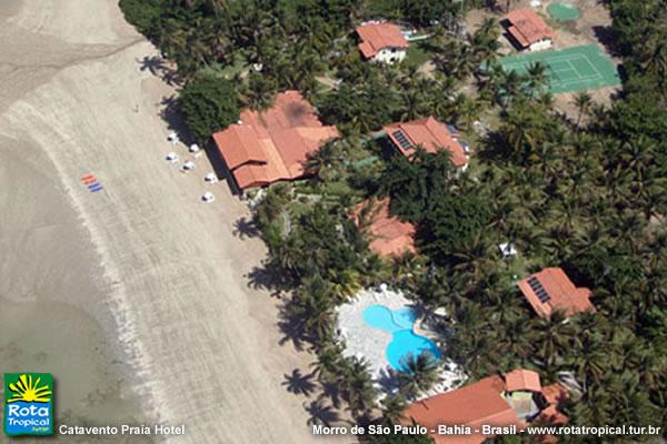 Vista aérea - Hotel Catavento - Morro de São Paulo
