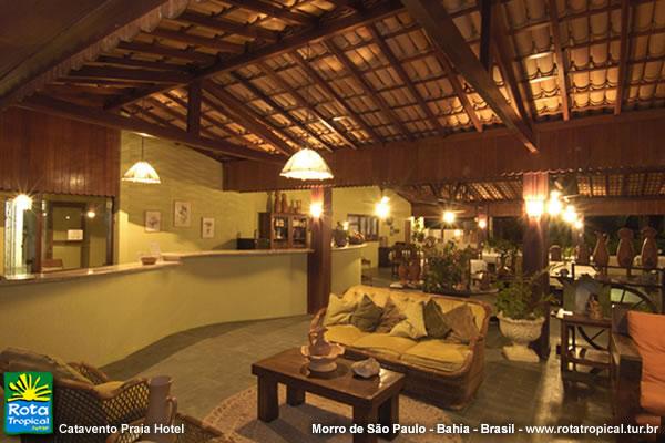Recepção Catavento Hotel - Morro de São Paulo