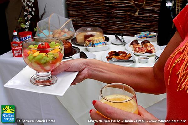 Frutas do café - Le Terrace - Morro de São Paulo