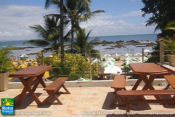 Área de convivência Le Terrace -Morro de São Paulo