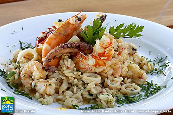 Sugestão de prato - Portaló - Morro de São Paulo