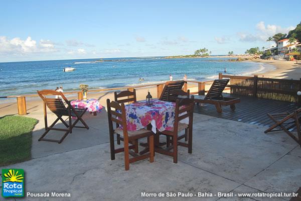 Fundos da Pousada Morena - Morro de São Paulo