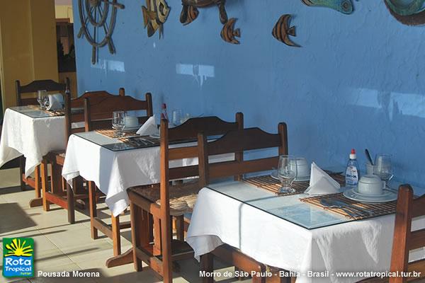 Área de Café - Morena - Morro de São Paulo