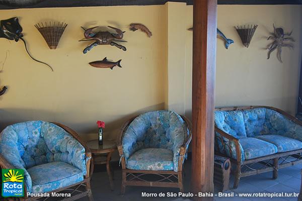 Área de convivência - Morena - Morro de São Paulo