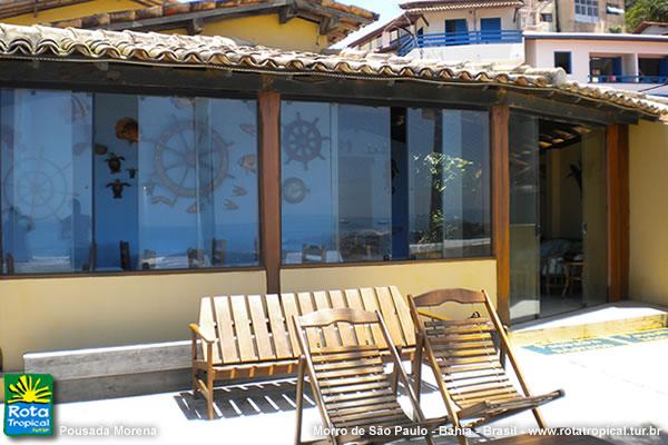 Área de lazer - Morena - Morro de São Paulo